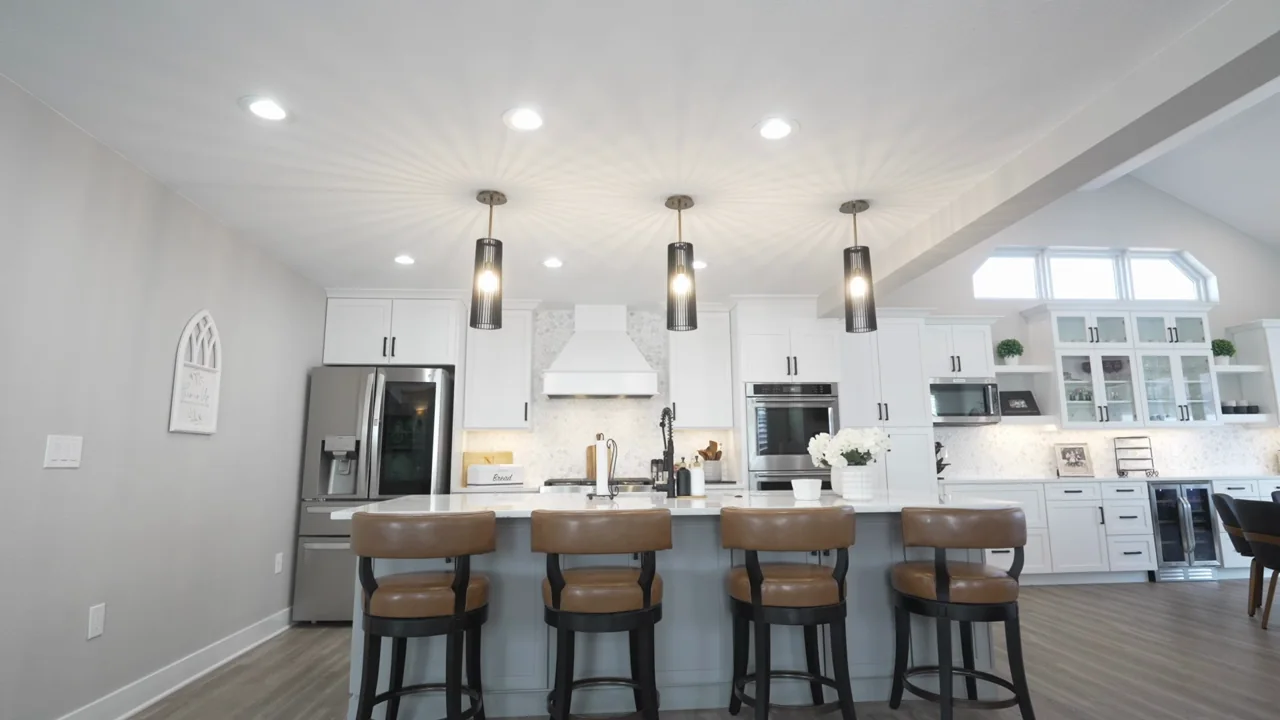 Still frame from the York-kitchen project video