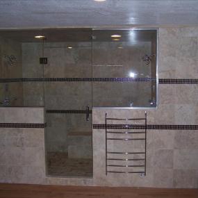 Dual walk in shower